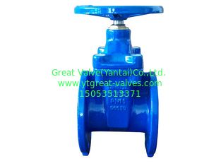(DIN) Cast Iron Resilient Gate Valve nor-rising stem