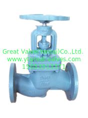 DIN globe valve flanged ends
