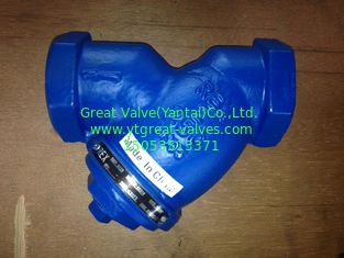 527-F ANSI NPT CAST IRON Y STRIANER THREADED ENDS