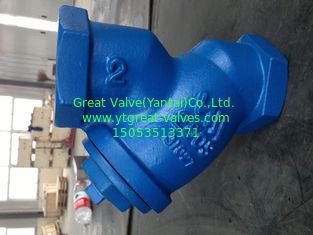 527-F ANSI CAST IRON Y STRIANER THREADED ENDS