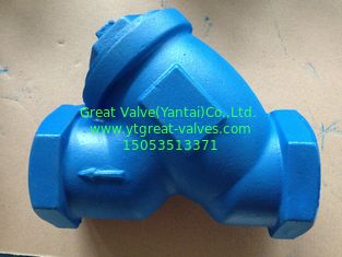 527-F ANSI CAST IRON Y STRIANER THREADED ENDS