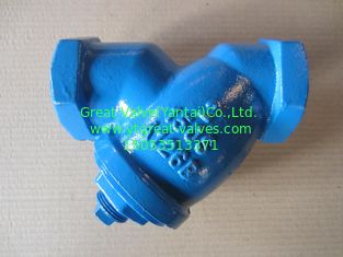 627-F BS CAST IRON Y STRIANER THREADED ENDS