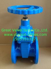 (DIN) Cast Iron Resilient Gate Valve nor-rising stem