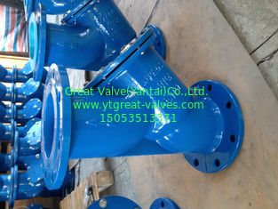 DIN Y strainer Flanged ends