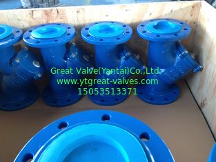 DIN Y strainer Flanged ends
