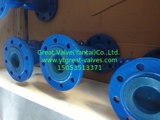 DIN Y strainer Flanged ends