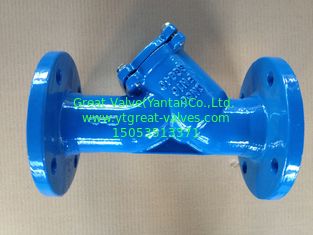 DIN Y strainer Flanged ends
