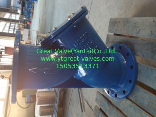 DIN Y strainer Flanged ends