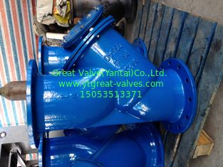 DIN Y strainer Flanged ends