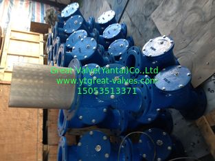 DIN Y strainer Flanged ends