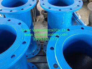 DIN Y strainer Flanged ends
