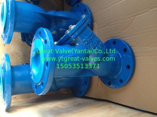 DIN Y strainer Flanged ends