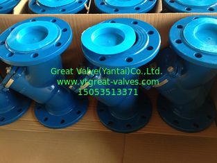 DIN Y strainer Flanged ends