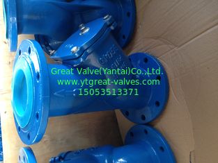DIN Y strainer Flanged ends