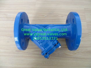 DIN Y strainer Flanged ends