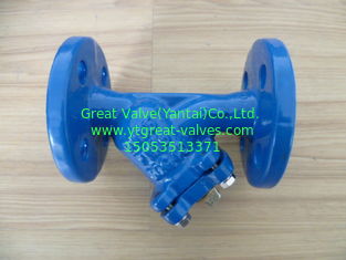 DIN Y strainer Flanged ends
