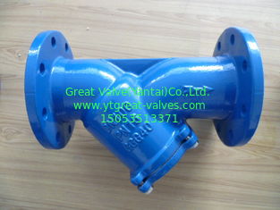 DIN Y strainer Flanged ends