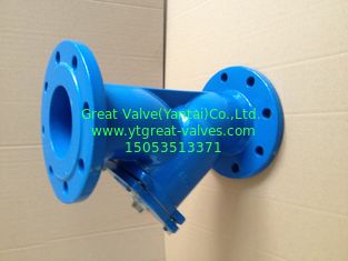 DIN Y strainer Flanged ends