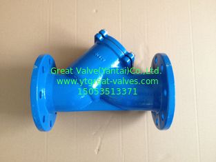 DIN Y strainer Flanged ends