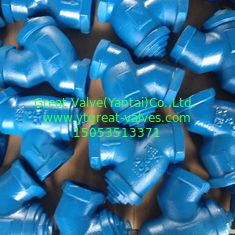 ANSI y strainer threaded ends