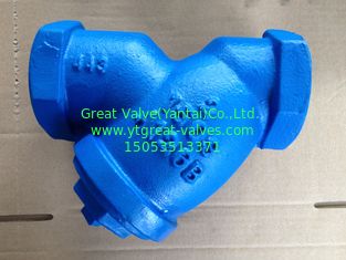 ANSI y strainer threaded ends