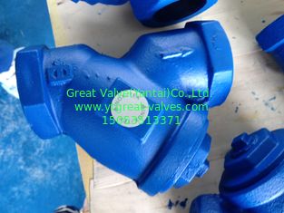 ANSI y strainer threaded ends