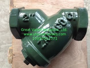 ANSI y strainer threaded ends