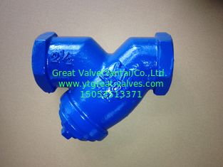 ANSI y strainer threaded ends