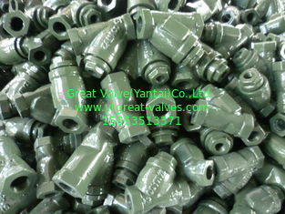 ANSI y strainer threaded ends