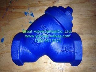 ANSI y strainer threaded ends
