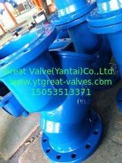 BS y strainer flanged ends