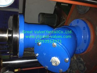 BS y strainer flanged ends
