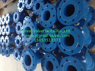 BS y strainer flanged ends