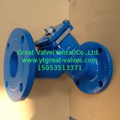 BS y strainer flanged ends