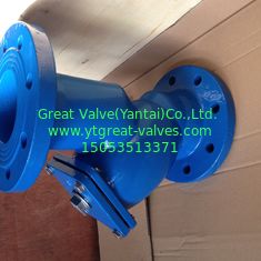 BS y strainer flanged ends