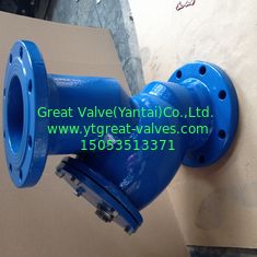 BS y strainer flanged ends