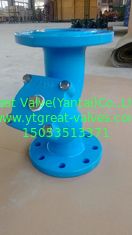 DIN y strainer flanged ends