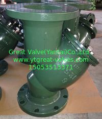 ANSI y strainer flanged ends