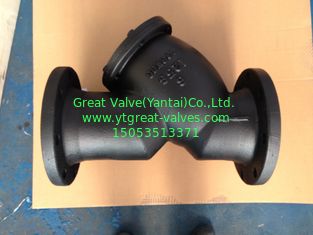 ANSI y strainer flanged ends