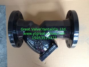 ANSI y strainer flanged ends