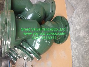 ANSI y strainer flanged ends