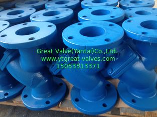 ANSI y strainer flanged ends