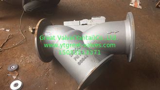 DIN Y STRAINER FLANGED ENDS
