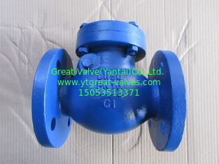 803-F DIN check valve flanged ends
