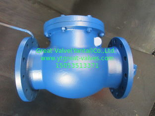 803-F DIN check valve flanged ends
