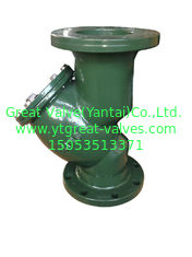 ANSI y strainer flanged ends