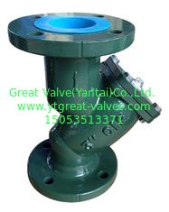 ANSI y strainer flanged ends