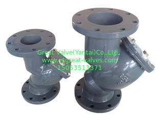 ANSI y strainer flanged ends