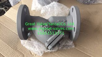 ANSI y strainer flanged ends