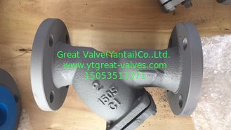 ANSI y strainer flanged ends